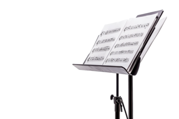 Elegant Music Stand with Decorative Details