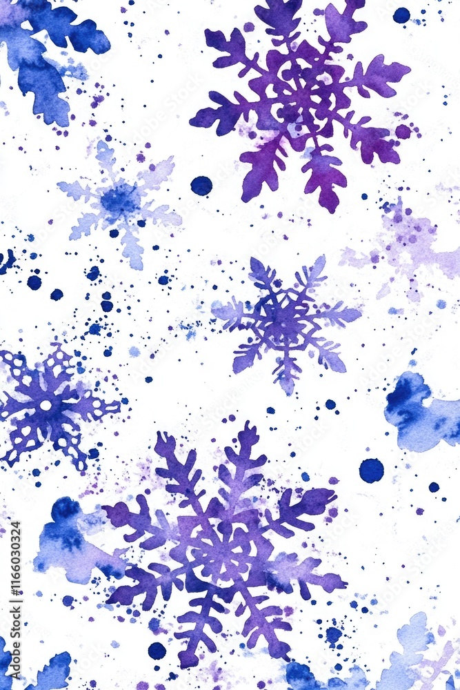 Aufkleber White background with intricate snowflake design