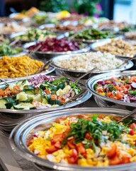 Obraz premium Local chefs presenting culinary delights at tourism recovery event food festival urban venue community focus