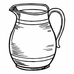 sketch of jug