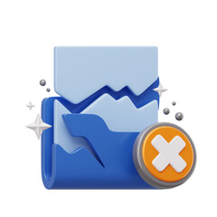 Empty State 3D Illustration icon