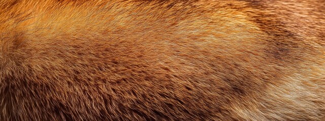 Animal fur texture, extreme close-up, warm brown tones, soft hair strands, organic pattern, natural background, macro photography, silky texture, mammal skin, rich earthy colors, fine details, abstrac