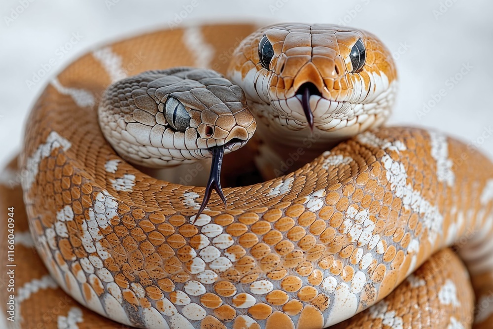 Poster a close-up view of a snake's open mouth, ideal for use in images about wildlife, nature, or reptiles