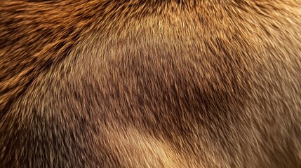 Animal fur texture, extreme close-up, warm brown tones, soft hair strands, organic pattern, natural background, macro photography, silky texture, mammal skin, rich earthy colors, fine details, abstrac
