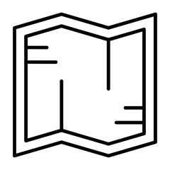Map Outline Icon Style