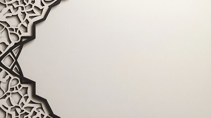 Fototapeta premium Elegant Islamic Geometric Pattern Design Background