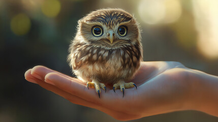 great horned owl perched on a branch