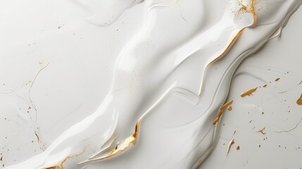 White and gold abstract background forming a dynamic visual with its elegant design, perfect for adding a touch of sophistication to any project