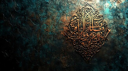 arabic calligraphy on wall