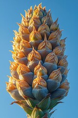Fototapeta premium A single flower on a stem, in focus