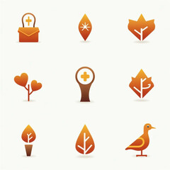 set of icons for web design