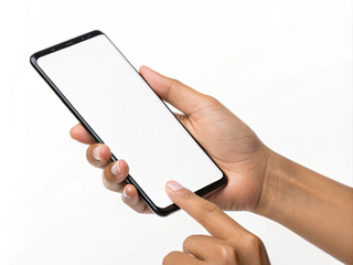 hand holding smart phone