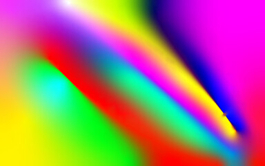 This colorful 3d illustration features vibrant abstract layers that flow and twist elegantly against a serene blue background, creating a dynamic and eye-catching visual