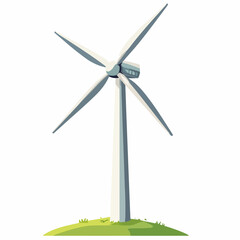 Isolated windmill energy icon for environmental projects - vector illustration