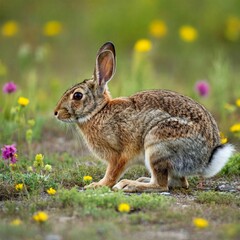 Fototapeta premium rabbit in a meadow