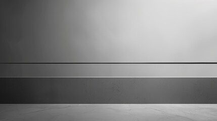 Empty modern gray room with marble floor and wall providing copy space, ideal for product placement or interior design showcase