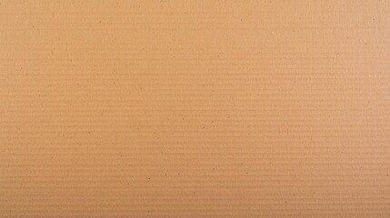 Fototapeta premium Corrugated cardboard texture, close-up, horizontal ridges, warm beige color, seamless pattern, industrial material, packaging background, recycled paper, geometric lines, minimalist design, neutral to