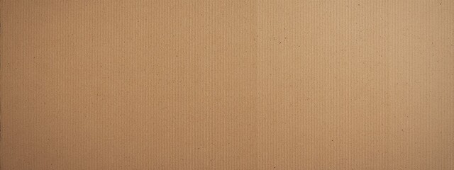 Fototapeta premium Corrugated cardboard texture, close-up, horizontal ridges, warm beige color, seamless pattern, industrial material, packaging background, recycled paper, geometric lines, minimalist design, neutral to