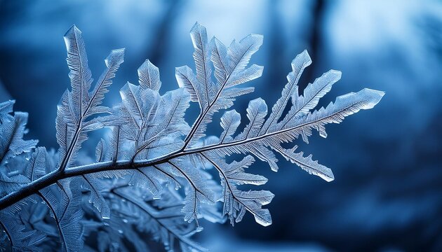 frost on branches