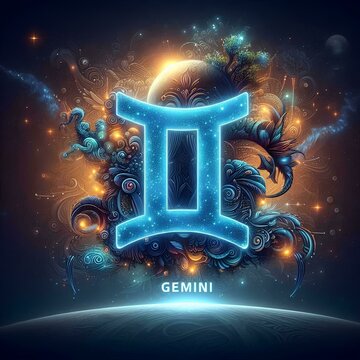 
illustration representing the sign of Gemini 16