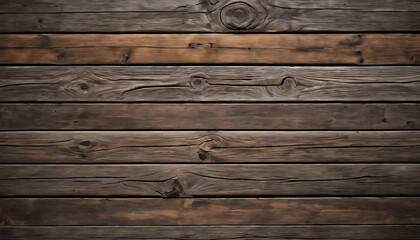 Obraz premium Rustic Wooden Plank Background Aged, Weathered Texture with Natural Grain and Knots