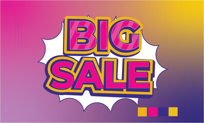 Big sale typography premium editable text effect