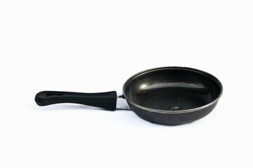 teflon frying pan isolated on white background