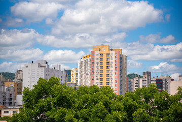 Fototapeta premium Santa Maria city center RS ​​Brazil.