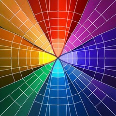 Obraz premium color palette guide for printing