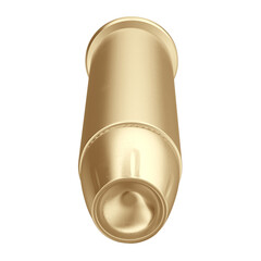 Asset 3D Golden Ammunition .38 Caliber Bullet - Isolated Background