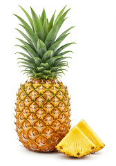 Fresh Pineapple Fruit Tropical Summer Sliced Juicy Sweet