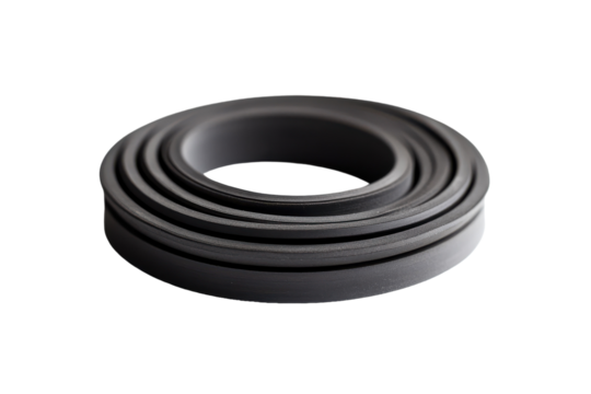 Durable rubber weather stripping for door seals