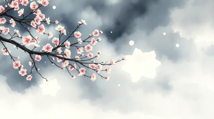 spring poster & background