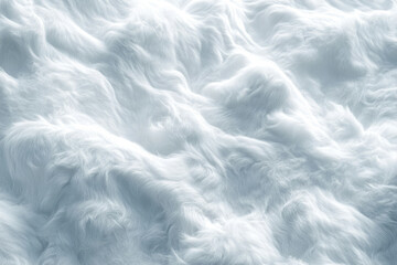 Abstract image of soft, flowing, light blue fur or hair, creating a wavy texture.