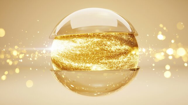 Astrological insights glowing orb horoscope celestial background 3d visualization mystical environment abstract concept