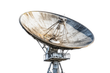 High-tech satellite plate for signal reception
