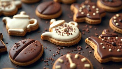 Urban Cafe Icon Cookies Close-Up