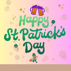 Happy St. Patrick's Day Post for instagram,facebook ,twiter etc