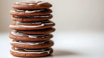 Traditional German Lebkuchen Cookies: Sweet Spices and Icing