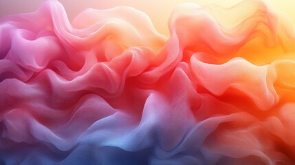 Obraz premium Swirling vibrant textures of pink and orange hues