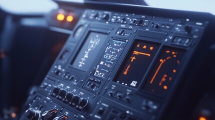 Close-up of Next-Gen Aircraft Control Interfaces