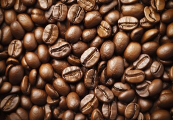 Fototapeta premium coffee beans filling the frame