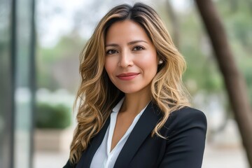 Fototapeta premium hispanic businesswoman with professional confidence