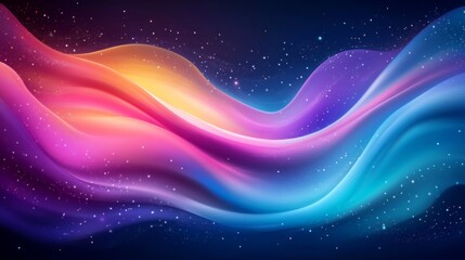 Vibrant Wave Background with Smooth Textures and Lighting