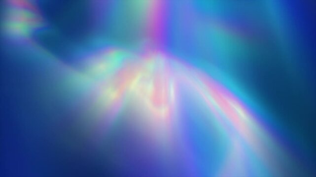 Flowing Light Prism Loop: Flowing light patterns with a dynamic prism effect. Use as a fast-paced abstract background or overlay layer effect loop. 3D render