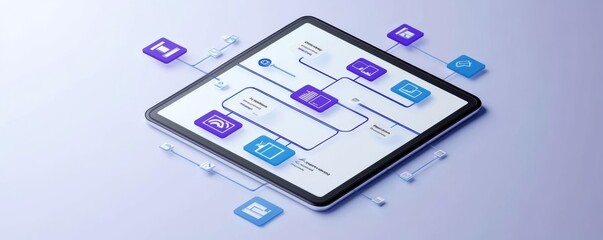 Workflow automation app with visual triggers and task flows, productivity app, streamlined and intelligent