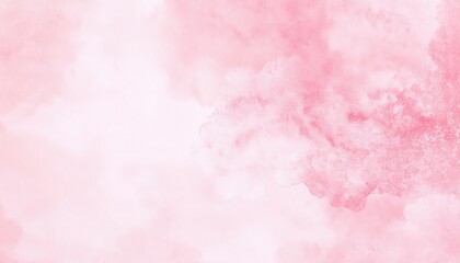 Fototapeta premium Soft Pink Watercolor Texture with Gentle Brush Strokes and Subtle Gradient Background for Creative Design Projects, Greeting Cards, Invitations, Posters, and Digital Art with Copy Space for Text
