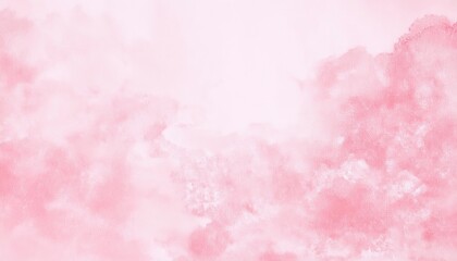 Fototapeta premium Soft Pink Watercolor Texture with Gentle Brush Strokes and Subtle Gradient Background for Creative Design Projects, Greeting Cards, Invitations, Posters, and Digital Art with Copy Space for Text