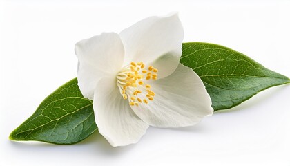Obraz premium jasmine flower isolated on white