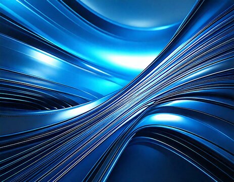 whiny wavy blue reflective background